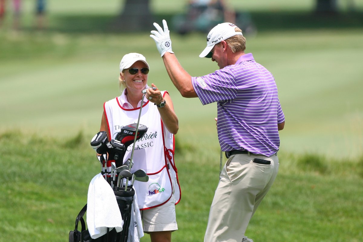 Стив Стрикер (Steve Stricker) и его супруга Никки. Фото: Getty Images
